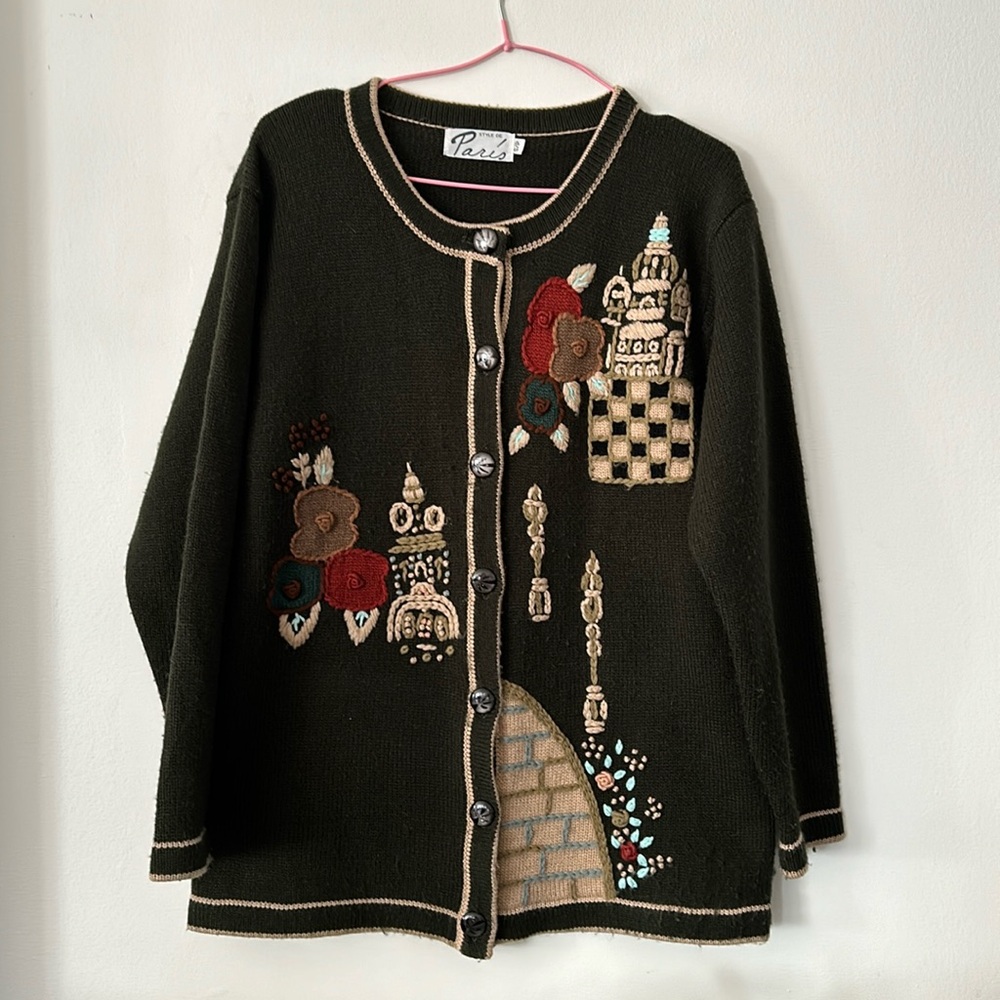Vintage Style de Paris buttons cardigan for womens